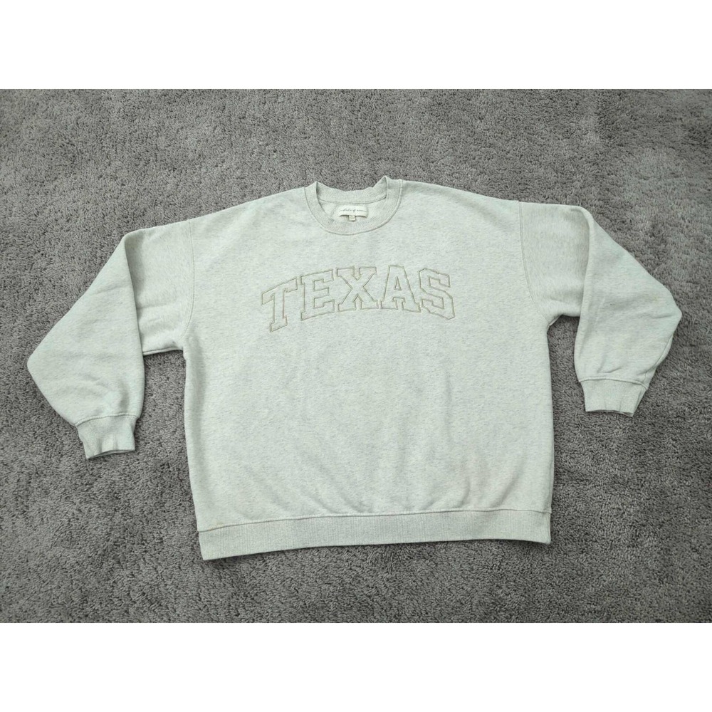 Texas State of Mine Pullover Mens‎ XL Gray Sweatshirt Long Sleeve Fleece